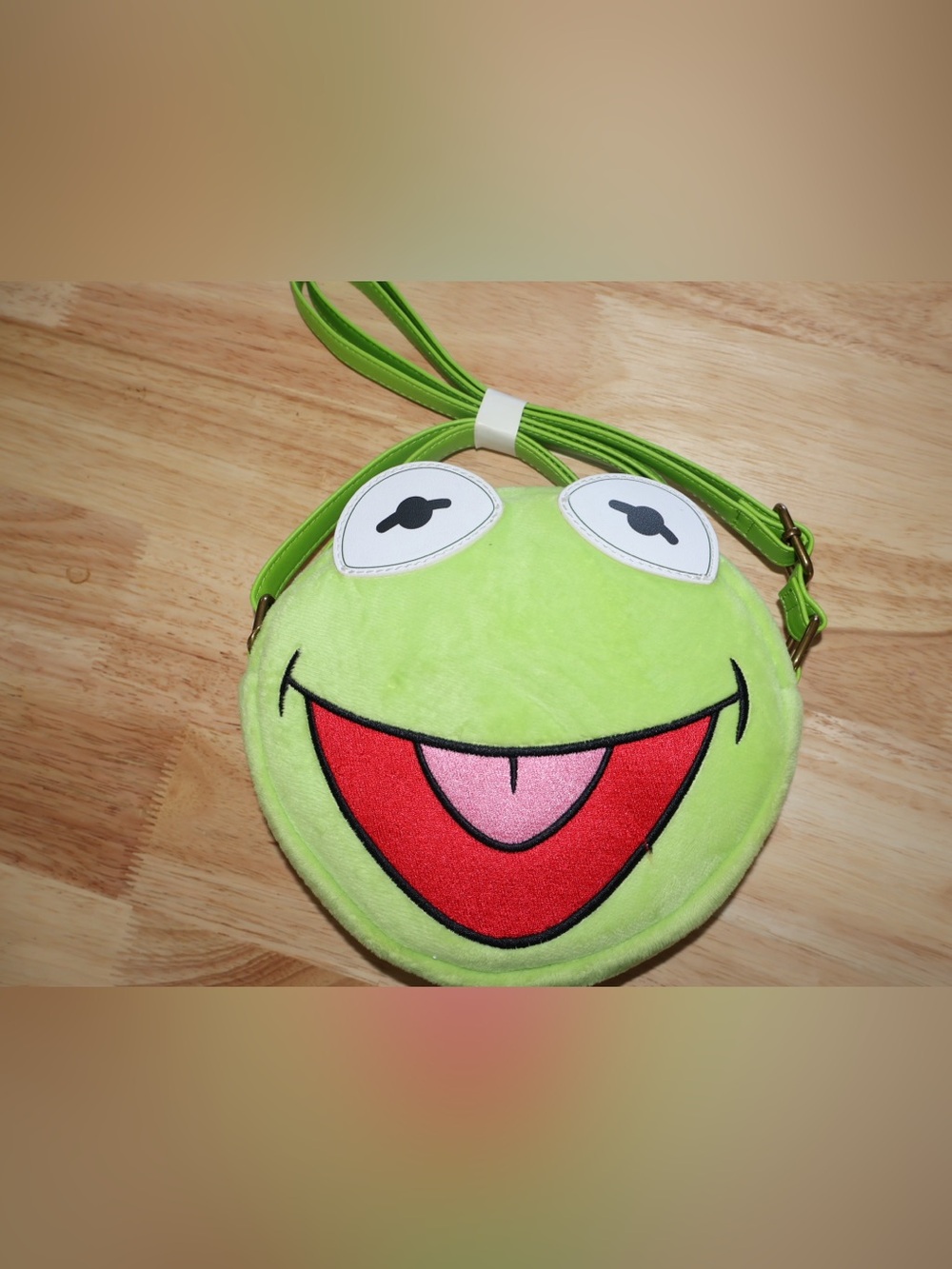 Loungefly Disney The Muppets Kermit Face Crossbody Bag Hot Topic Exclusive